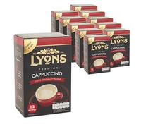 Lyons Premium Cappuccino Instant Coffee 10 Pack (120 Sachets)