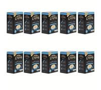 Lyons Premium Instant Caffe Latte Coffee x 12 Sachets 15g - 10 Packs