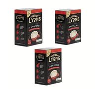 Lyons Premium Instant Cappuccino Coffee x 12 Sachets 15g Assorted Pack Size - 3 Packs
