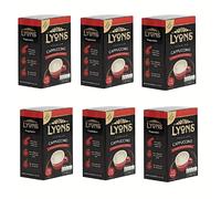 Lyons Premium Instant Cappuccino Coffee x 12 Sachets 15g Assorted Pack Size - 6 Pack