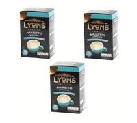 Lyons Premium Instant Coffee Assorted Flavours+ FabFinds Mystery Mug (3, Amaretto Cappuccino)