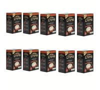 Lyons Premium Instant Hazelnut Cappuccino Coffee x 12 Sachets 15g - 10 Pack