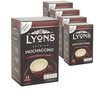 Lyons Premium Mochaccino Instant Coffee 5 Pack (60 Sachets)