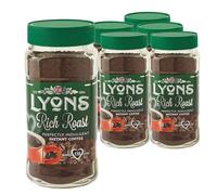 Lyons Rich Roast Instant Coffee 200g Jar (Pack of 6)