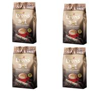 Lyons Salted Caramel 3 in 1 Instant Coffee Satchets 24 x 18g - 4 Packs