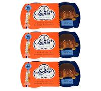 Lyons Sticky Toffee Pudding 3 Pack - 6 Pots (95g Each) - Classic British Dessert - Ready to Eat - Includes Gifty Goodness Shopping List