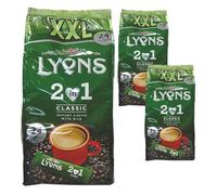 Lyons XXL 2 in 1 Instant Coffee 3 Pack (72 Sachets) Coffee & Milk in One