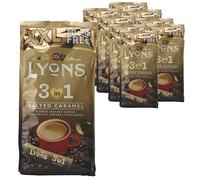 Lyons XXL 3 in 1 Instant Coffee With Salted Caramel 8 Pack (192 Sachets)