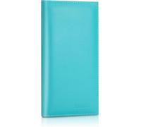 LYOOmaLL Checkbook Cover For Women & Men, RFID Blocking Checkbook Holder Wallet for Duplicate Checks, Sky blue, Modern