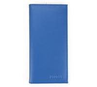 LYOOmaLL Leather Checkbook Cover for Personal Checkbook, Checkbook Cover For Women & Men, RFID Blocking Checkbook Holder Wallet for Duplicate Checks, Royal Blue, 7.0"x3.5"x0.3"