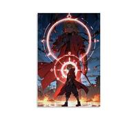 LYOZYMX Fullmetal Alchemist Classic Anime Popular Anime Canvas Poster Wall Art Decorative Painting Bedroom Painting Posters 20x30inch(50x75cm) Unframe-style
