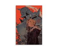 LYOZYMX Fullmetal Alchemist Classic Anime Popular Anime Canvas Poster Wall Art Decorative Painting Bedroom Painting Posters 16x24inch(40x60cm) Unframe-style