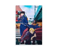 LYOZYMX Fullmetal Alchemist Classic Anime Popular Anime Canvas Poster Wall Art Decorative Painting Bedroom Painting Posters 12x18inch(30x45cm) Unframe-style