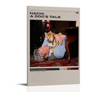 LYOZYMX Hachi A Dog's Tale Premium Movie And Great TV Series Canvas Poster Wall Art Decorative Painting Bedroom Painting Posters 16x24inch(40x60cm) Frame-style