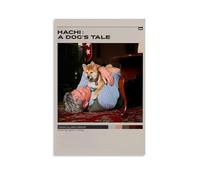 LYOZYMX Hachi A Dog's Tale Premium Movie And Great TV Series Canvas Poster Wall Art Decorative Painting Bedroom Painting Posters 08x12inch(20x30cm) Unframe-style