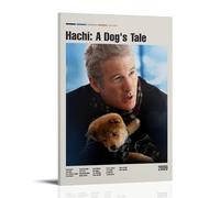 LYOZYMX Hachi A Dog's Tale Premium Movie And Great TV Series Canvas Poster Wall Art Decorative Painting Bedroom Painting Posters 16x24inch(40x60cm) Frame-style