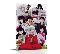 LYOZYMX InuYasha Classic Anime Popular Anime Canvas Poster Wall Art Decorative Painting Bedroom Painting Posters 24x36inch(60x90cm) Frame-style