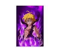 LYOZYMX The Seven Deadly Sins Classic Anime Popular Anime Canvas Poster Wall Art Decorative Painting Bedroom Painting Posters 16x24inch(40x60cm) Unframe-style