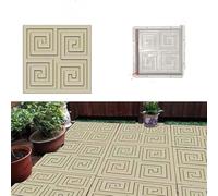 LYP-DEINEOMGS Paving Moulds Concrete Stamps Create Stunning Paving Slabs Garden Path Maker Driveway Forams DIY Landscaping Project Tool(Type C)