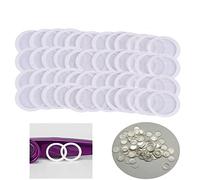 LYPER 120Pcs Kazoo Flute Diaphragm Transparent Membrane Mouth Kazoo Flute Film Parts Accessories Mini Instrument Companion 20mm