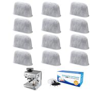 LYPPUL 12 Pieces Water Filter Inserts for Ninja Luxe Cafe, Activated Carbon Espresso Machine Filter, Ninja Portafilter Machine for Ninja Luxe Premier ES601EU & Ninja Luxe Pro ES701EU for Home, Cafe