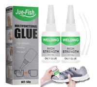 LYPPUL 2PCS High Strength Oily Glue, Universal Super Glue, Welding High Strength Oily Glues, Waterproof Glues for Quick Repair Of Metal, Plastic, Wood, Glass, Jade