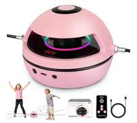 LYPPUL Electronic Skipping Rope Machine, Skipping Rope Machine, Smart Jump Rope Machine with Remote Control, 1-10 Speed Levels, Bluetooth Skipping Rope Machine with LED Display Counter, Bluetooth