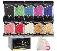 LYQC - Wax Beads for Hair Removal 2.2 lb, Professional Hard Wax Beads 1000 g, with 20 Applicators, Suitable for