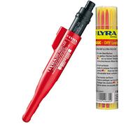 LYRA 101168335_101168337 Dry LED + Lead Graphite/Red/Yellow Deep Hole Marker, 13-teiliges Set