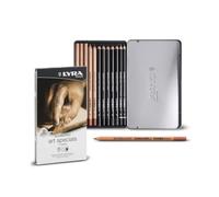 Lyra Pencil Set Rembrandt Art Specials, Fine Art Sketching, 12 Assorted Pencils