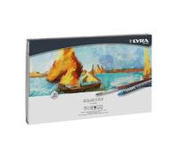 Lyra Wax Pastel Set Aquacolor - Water-Soluble, 48 Colours & Brush - Professionals & Students