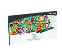 LYRA Art Pen, Fine Art Marker Set, 50 Assorted Colours, Fibre Tip Pen, Ideal for Professionals & Students
