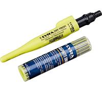 LYRA Dry Profi Construction Marker, Round, Cap, Sharpener, Lead 2.8 x 2.8 x 100 mm, Blister, 2B, 2 Pieces