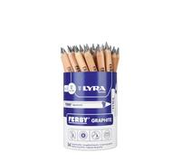 LYRA Ferby Wooden Chunky Graphite Pencils, 36 Pieces, Easy To Hold, For Children & Schools