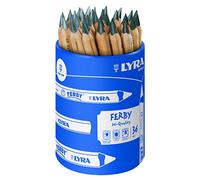 LYRA Ferby Wooden Chunky Graphite Pencils, 36 Pieces, Easy To Hold, Schoolpack, Ideal for Young Children & Primary Schools