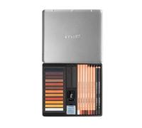 LYRA Fine Art Sketching Set, 11 Brown Tones Pencils & Pastels, Ideal for Professionals & Students
