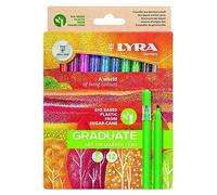 LYRA Graduate Art-Tip Markers, Assorted Colors, Pack of 12