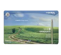 LYRA Graduate Colouring Pencils, Hexagonal, 3.8mm lead, 38 Assorted Colours, Ideal for Student Artists & Hobbyists