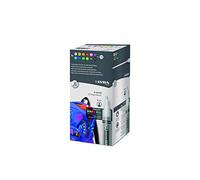 LYRA Graduate Mark All Multisurfaces Permanent Marker, 2mm Round Tip, 12 Assorted colours, Ideal for Students and Schools