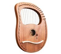 Lyra Harp Instrument, 16 String Lyre Harp, Mahogany Body, 16 Metal Lyra Harp Strings, Instrument - Professional Orchestral String Instrument, Durable for Families, Music Lovers, Children