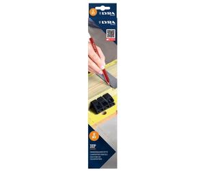Lyra L4333101, LYRA Carpenter's Pencil 333 Oval 30 cm Long, Professional Design, Ideal for Marking on Wood, Pack of 12, 100 x 50 x 50 cm