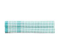 Lyra Linens 100% Cotton Wonderdry Checked Tea Towels - Restaurant Grade Kitchen Cloths - Absorbent, Durable and Fast-Drying - 3 Colours (Red, Blue, Green) - 48 x 74 cm (2, Green)