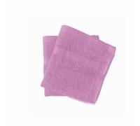 Lyra Linens - 100% Egyptian Cotton Face Flannel Washcloths - Pack of 2 OR 4 500 Gsm Facecloths, 30cm x 30cm Square, Quick Dry And Absorbent Makeup remover Cloths, Gym Towels (2, Dsuky Pink)