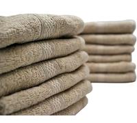 Lyra Linens - 100% Egyptian Cotton Face Flannels, 12 OR 24 Pack, 500 GSM, 30x30cm, Ultra Absorbent & Quick-Dry Face Cloths, Makeup Remover & Gym Towels (24, Latte)