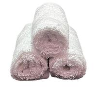 Lyra Linens - 100% Highly Absorbent Cotton Flannel Face Cloth Towels - Lightweight Luxury White Face Cloth Made of Soft Feel Fingertip Towels Set | Size 30x30 cm | Pack of 3 OR 6 (3)