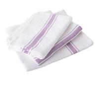 Lyra Linens - Premium Cotton Catering Tea Towels - 50x76cm, Professional Restaurant & Bar Glass Cloths, Large Kitchen Dish Towels, 2 Or 4 Pack, Blue Or Burgundy (4, Burgundy)