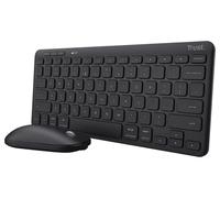 Lyra Multi-Device Wireless Keyboard & Mouse Deskset, Black - 24847
