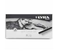 LYRA Polycrayons Fine Art Hard Pastel Set, 12 Assorted Grey Tones Colours, For Professionals & Students