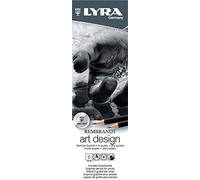 LYRA Rembrandt Art Design, Fine Art Graphite Sketching Set, 6 Assorted Pencils, Ideal for Professionals & Students