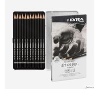 Lyra Rembrandt Artist Graphite Pencil Set Cedarwood 12 Piece Drawing Sketching